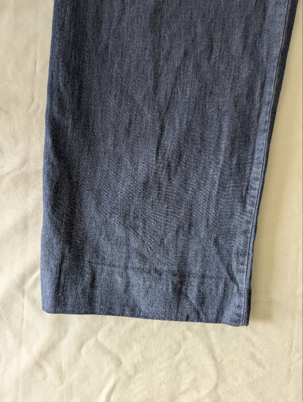 En Saison Anthropologie Denim Trousers Wide Leg And High Rise - Picture 6 of 11